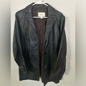 Genuine leather jacket.